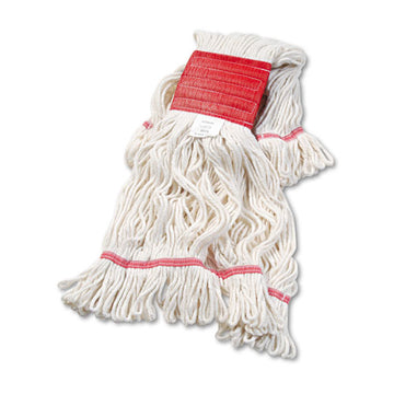 Boardwalk® Super Loop Wet Mop Head, Cotton-synthetic Fiber, 5" Headband, Large Size, White freeshipping - TVN Wholesale